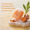 thumbnail image 5 of Kokovifyves Soap Lemon Turmeric Soap Tablets Cleansing Turmeric Soap Facial and Body Shower Soap Firming Pores and Removing Pigments, 5 of 9