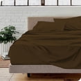 thumbnail image 3 of Luxury 4 Piece California King Size 100% Egyptian Cotton 800 Thread Count Premium Hotel Quality Smooth & Soft Bedding Sheet Set Luxury Soft 24" Inch Deep Pocket - Chocolate Solid, 3 of 8