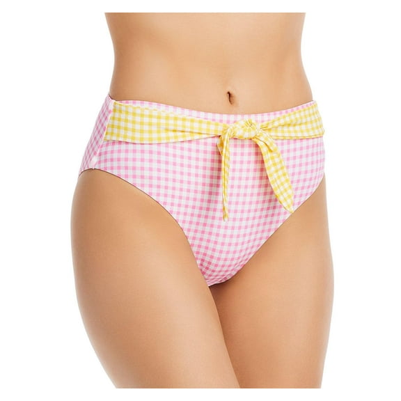 Aqua Swim Womens Checkered High Waist Swim Bottom Separates