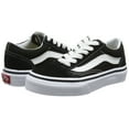 thumbnail image 3 of Vans Boy's Skate Shoe, Medium & Round Toe Black True White, 1.5, 3 of 5