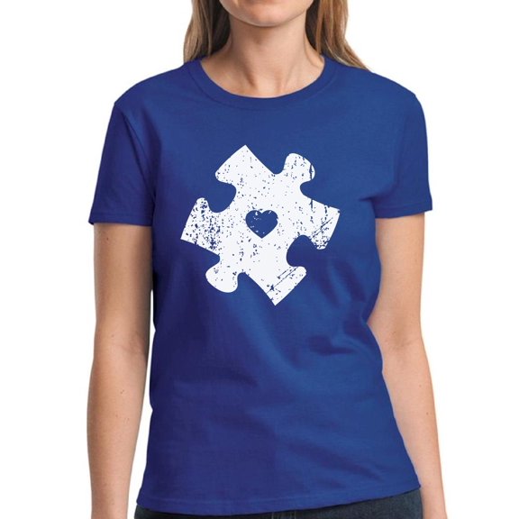 Autism Puzzle Awareness Shirt for Women S M L XL 2XL 3XL Graphic Tops Tee