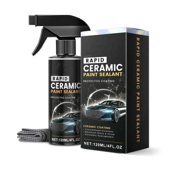 Kieccall 50ml Automotive Crystal Coating Agent - Ultimate Waterproof Anti-UV Spray for Mirror Paint Surfaces - Creates High-Gloss Slick Finish