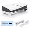 thumbnail image 3 of Soporte base de enfriamiento para PS5 pro para consola delgada PS5 - ABS, ¡diseño blanco elegante!, 3 of 8