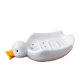 thumbnail image 5 of Jabonera con autodrenaje, jabonera con forma de pato, jabonera para ducha, baño, bañera, fregadero de cocina, soporte de bandeja de cerámica (pato), 5 of 5