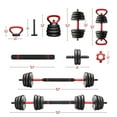 thumbnail image 6 of Relife Sports Adjustable Dumbbell Set Free Weight Used as Barbell Kettlebell Fitness Home Gym Workout, 6 of 10