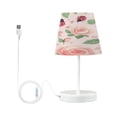 thumbnail image 2 of BZSMCE Table Lamp Creative Roses and Ladybugs Pattern Simple Pattern Night Light, 2 of 8