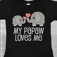 thumbnail image 4 of Inktastic Papaw Grandpa Loves Me Boys or Girls Baby Bodysuit, 4 of 5