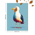 thumbnail image 3 of Qisvanset Seagull Wall Art Canvas Print 15.75x11.81 Inches, 3 of 8