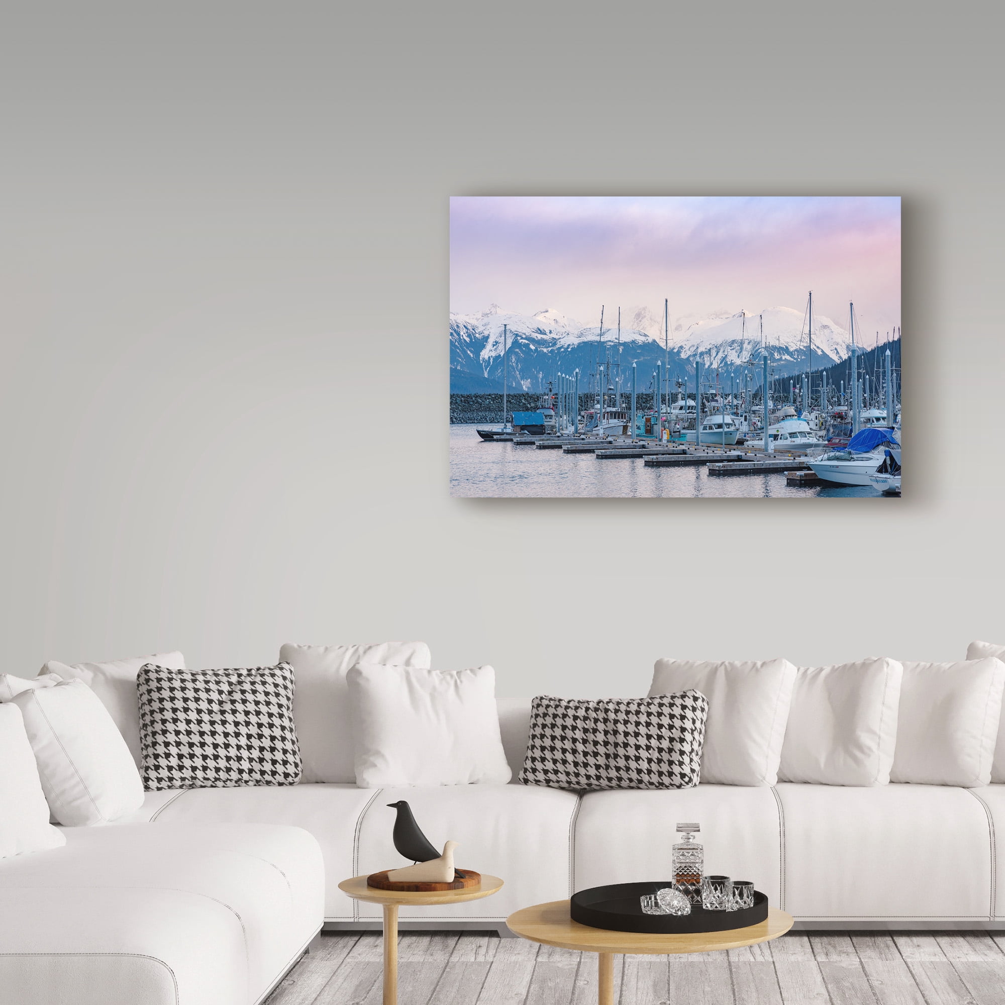 Trademark Fine Art 'Harbor In Haines' Canvas Art by Brenda Petrella Photography Llc