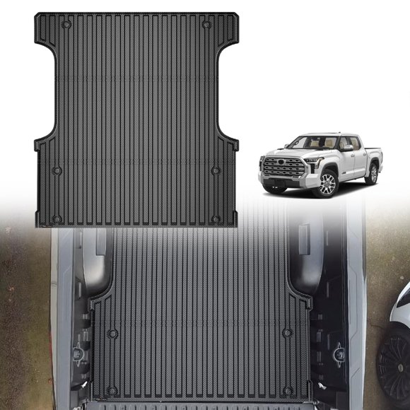 Alfombrilla de cama para camión, triple Aliners, compatible con Toyota Tundra