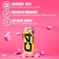thumbnail image 3 of Cellucor C4 Energy Drink, STARBURST Strawberry, Carbonated Sugar Free Pre Workout Performance Drink with no Artificial Colors or Dyes, Pack of 12, 3 of 7