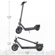EggKing 500W Electric Scooter for Adults,10 Tire,500W Powerful Motor & 25MPH Top Speed,28 Miles Long Range,Folding E Scooter with Dual Shock Absorption,Dual Braking,App Blue