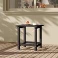 thumbnail image 1 of Weather Resistant HDPE Adirondack Square Outdoor Side Table, 17" Small Patio End Table for Garden, Balcony, Porch and Poolside, UV-Proof, No-Tools Assembly, Eco-Friendly Recycled Plastic, 1 of 8