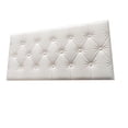 thumbnail image 1 of Pegatinas de pared 3D autoadhesivas para el fondo de la TV, decoración del hogar, para sala de estar y dormitorio (blancas), 1 of 7