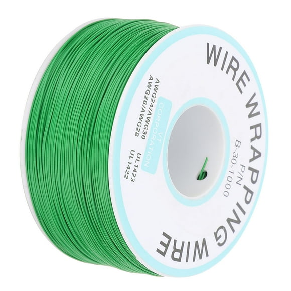 Circuit Board Wire, Copper Wire Circuit Board Flying Wire Tinned Copper Cable Single Core Copper Wire For Welding Notebooks For Motherboards For LCD Screens Green