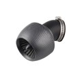 thumbnail image 1 of Filtro de aire para motocicleta, limpiador de filtro de aire universal de fibra de carbono (1 pieza, negro) LingWen 8390611421564, 1 of 1