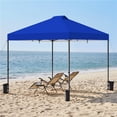thumbnail image 4 of Topeakmart 12x12 ft Pop-Up Canopy Tent with Wheels, Sandbags, Carry Bag, Blue, 4 of 7