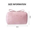 thumbnail image 4 of Makeup Bag Cosmetic Bag for Women,Zipper Large Travel Toiletry Bag Travel Make Up Toiletry Bag Washing Pouch-pink, 4 of 5
