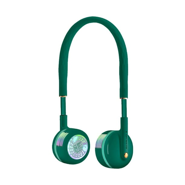 Cuello Colgante Ventilador Personal Usb Diseño De Auriculares Ventilador Deportivo Portátil Para Oficina En Casa Viajes Al Aire Libre Eigraketly HA047676-06