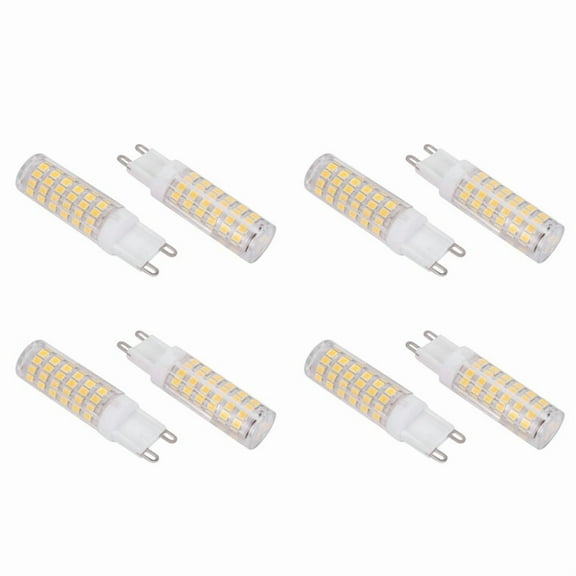 10W 100 LED Light Bulbs LED Corn Light Bulbs Ceramic, No Flicker, Wide Beam Angle, 8PCS Natural White