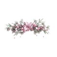 thumbnail image 2 of Ganfancp Christmas P-Ink Christmas Flower Electroplating Ball Snow Frost Flocking Pe Pines Needle Vines Ring Wreath Rattan Rebajas Flash Deals 1X Decoración Navideña En El Dintel, 2 of 6
