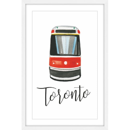 Marmont Hill 'Autobus' by Molly Rosner Framed Painting Print