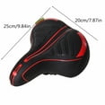 thumbnail image 2 of FACEGA Bike Seat,Shock Absorption Springs Bike Cover,Smooth Pedal Transitions Bike Seat,Red,25*20*12cm, 2 of 6