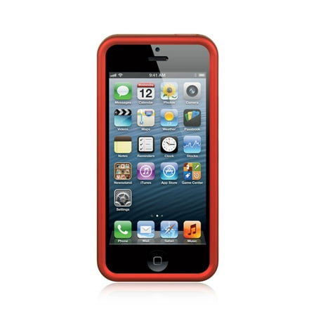 Insten Hard Rubber Case For Apple iPhone SE / 5 / 5S -
