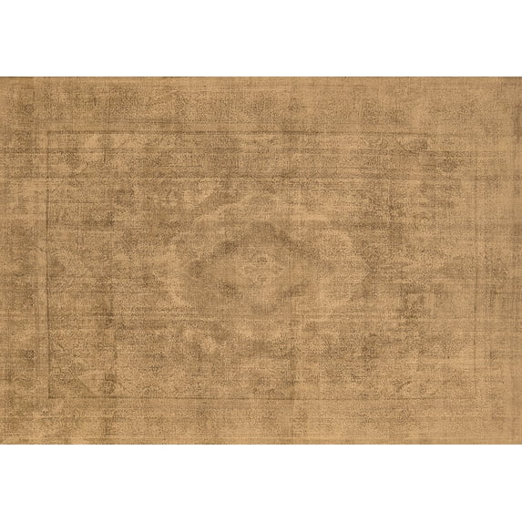 Ahgly Company Indoor Rectangle Oriental Brown Industrial Area Rugs, 2' x 3'