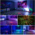 thumbnail image 5 of Party Projector Lights,DJ Disco Stage Party Lights, LED Sound Activated Laser Light RGB Flash Strobe Projector with Remote Control for Christmas Decor KTV Bar Dance Gift Birthday Wedding, 5 of 10