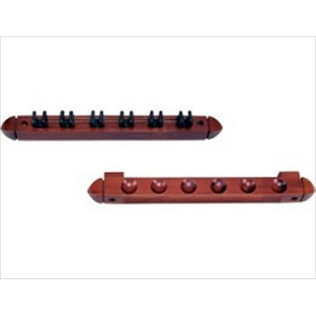 Wall Cue Rack Clip - wall rack - standard 6 cue w/ clips