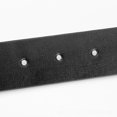 thumbnail image 5 of Cinturón de piel de vaca pura con tira de agujero de alfiler, cinturón de cuero para hombre sin hebilla, uso de doble cara, producción, 5 of 5