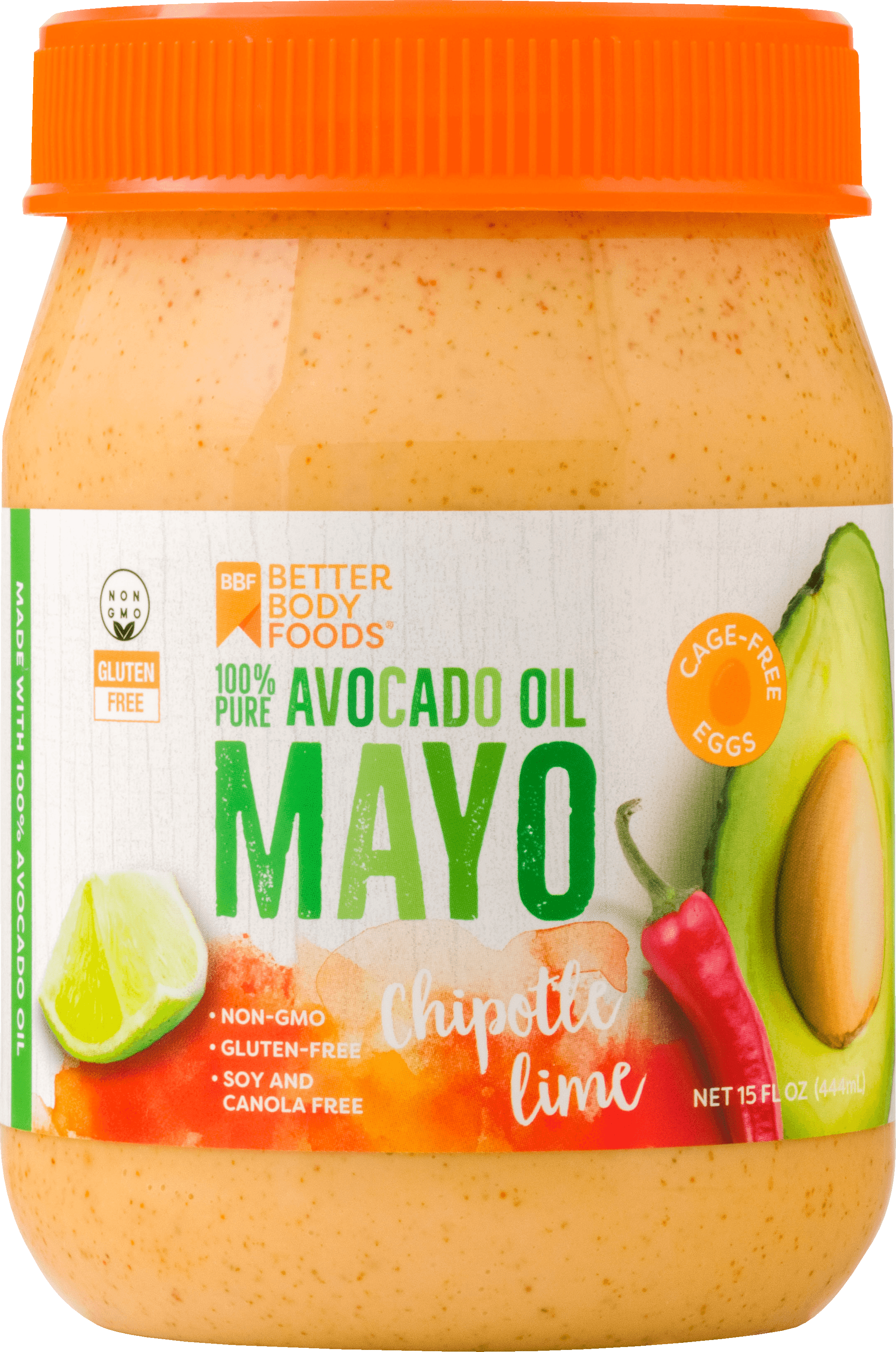 BetterBody Foods, Avocado Oil Mayo, Chipotle & Lime, 15 Fl Oz Walmart