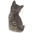 thumbnail image 4 of 7.75" Cute Sitting Tabby Kitten Outdoor Garden Statue, 4 of 6