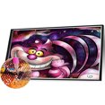 thumbnail image 2 of Pintura de diamante 5D FLhrweasw DIY Kit de taladro redondo completo Chesire Cat, 2 of 9