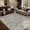 Gray, variant on MICGEEK 6x9 Area Rugs, Washable Vintage Distressed Rug for Living Room Bedroom Home Office, Stain Resistant Floral Print Traditional Distressed Accent Carpet, Vacuum-Friendly, Brown