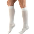 thumbnail image 3 of Women's Trouser Socks, Dress Style, Cable Pattern: 15-20 mmHg, White, Large, 3 of 6