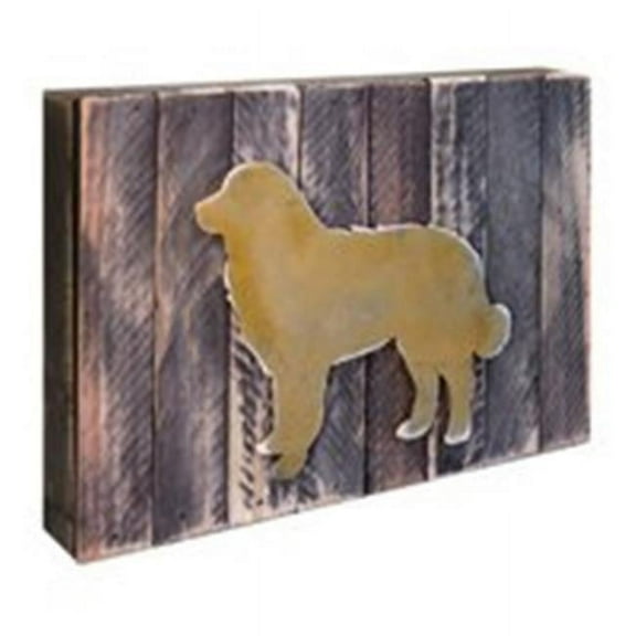 Designocracy 98123-12 Dog Art on Board Wall Decor