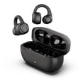 thumbnail image 1 of Auriculares abiertos JLab Flex, negros, diseño de puño con clip, libertad de audio inalámbrica de oído abierto, ajuste sin esfuerzo, escucha segura, Bluetooth multipunto, personalización con la aplica, 1 of 5