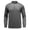 Gray, variant on Men's Slim Fit Waffle Knit Henley Shirt, Long Sleeve Fashion Urban Pullover, Casual 3-Button Lightweight Tops