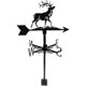 thumbnail image 1 of Iron Weather Vane Vintage Metal Weathervane Wind Direction Indicator Elk Weather Vane, 1 of 2