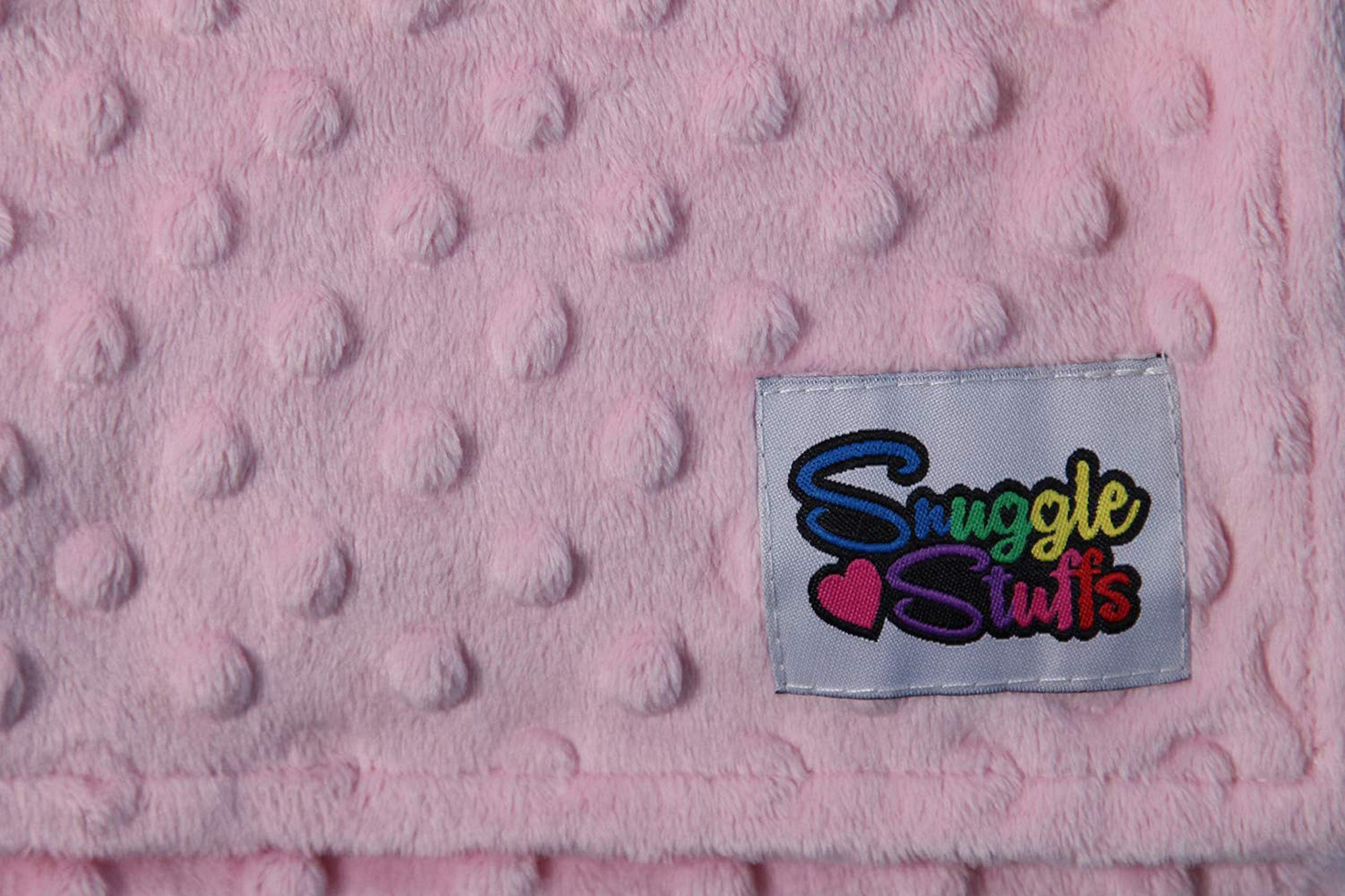 Baby Girls 5 Pack Minky Dot Burp Cloths - Shades Pink