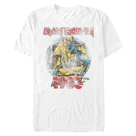 Mens Iron Maiden World Piece Tour T Shirt