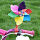 thumbnail image 2 of Manillar de bicicleta para niños, molino de viento, triciclo, molino de viento, bicicleta, molinete giratorio, decoración para niños, Scooter, accesorios de ciclismo, poste largo rojo, 2 of 5