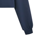 thumbnail image 6 of Splozh Long Sleeve Tops for Girls 3-14 Years Girls' Loose Sports Casual Crop Top Casual Fall Winter Cute Shirts,Blue,5-6 Years, 6 of 6