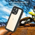 thumbnail image 6 of Dteck Case for iPhone 13 Pro 6.1-inch,Full Body 360 Protective IP68 Waterproof Case Shockproof Dirtproof Sandproof with Build in Screen Protector Phone Cover, Black, 6 of 9
