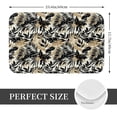 thumbnail image 2 of Kdxio Black Palm Leaves,16" x 24", Non-Slip Front Door Mats,Outdoor Welcome Mat Washable, 2 of 9