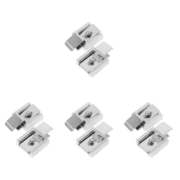 EXHUMKY Screen Window Fasteners Metal Buckles Silver for Secure Hold 8Pcs
