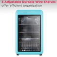 thumbnail image 5 of Frigidaire 3.3 Cu. ft. 102 Can Retro Refrigerator, 95 Liter Mini Fridge with Glass Door, Blue, 5 of 13