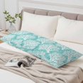 thumbnail image 6 of Teal Green Coastal Body Pillow Cover 20 x 60 Inch Decorative Pillow Cover Summer Nautical Ocean Beach Lumbar Pillowcase Seasonal Rectangle Cushion Case for Couch Sofa Bed Living Room, 6 of 9